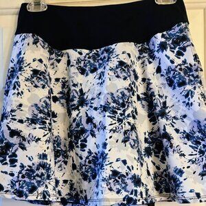 Puma Blue & White Watercolor Sports/ Golf Skort